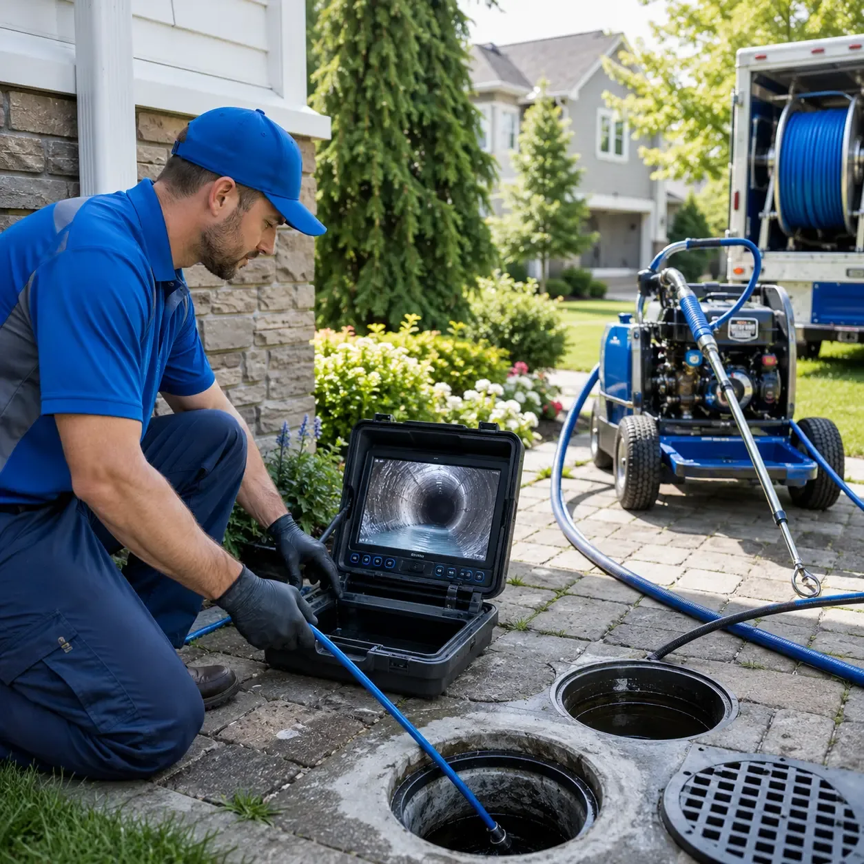 Outdoor drain cleaning professionals serving Cavalier, ND